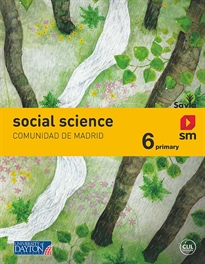 Books Frontpage Social Science. 6 Primary. Más Savia. Comunidad de Madrid