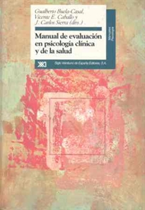 Books Frontpage Manual de evaluación en psicología clínica y de la salud