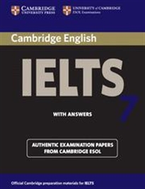 Books Frontpage Cambridge IELTS 7 Student's Book with Answers