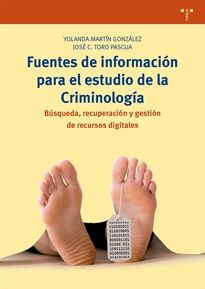 Books Frontpage Fuentes de información para el estudio de la Criminología
