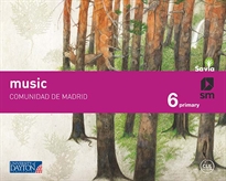Books Frontpage Music. 6 Primary. Savia. Comunidad de Madrid