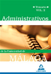 Books Frontpage Administrativos de la universidad de málaga. Temario. Volumen ii