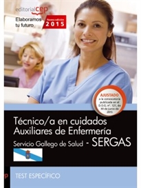 Books Frontpage Técnico/a en cuidados auxiliares de enfermería. Servicio Gallego de Salud (SERGAS). Test específico