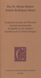 Books Frontpage Evolución reciente del Derecho internacional privado de familia en los Estados miembros de la Unión Europea