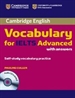 Front pageCambridge Vocabulary for IELTS Advanced Band 6.5+ with Answers and Audio CD