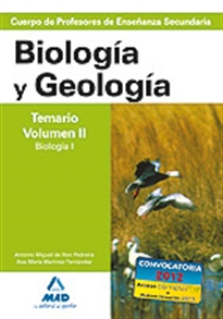 Books Frontpage Cuerpo de profesores de enseñanza secundaria. Biología y geología. Temario. Volumen ii. Biología i