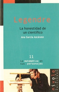 Books Frontpage LEGENDRE. La honestidad de un científico.