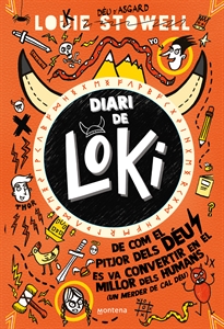 Books Frontpage De com el pitjor dels déus es va convertir en el millor dels humans (amb un merder de cal Déu) (Diari de Loki 1)