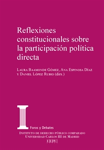 Books Frontpage Reflexiones constitucionales sobre la participación política directa
