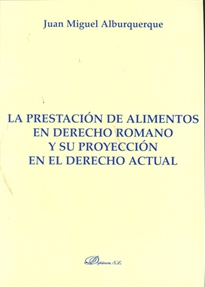 Books Frontpage La prestación de alimentos en derecho romano y su proyección en el derecho actual