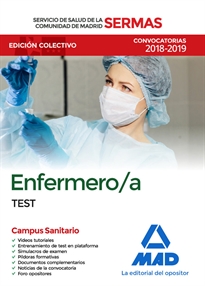 Books Frontpage Enfermero/a del Servicio de Salud de la Comunidad de Madrid. Test