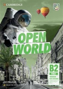 Books Frontpage Open World First.  English for Spanish Speakers. Workbook with answers with Audio download