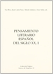 Front pagePensamiento literario español del siglo XX, 1