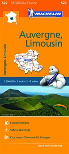 Books Frontpage Mapa Regional Auvergne, Limousin