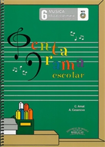 Books Frontpage Pentagrama Escolar Música 6 CAT