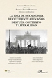 Front pageLa idea de decadencia de occidente cien años después: contexto y literalidad