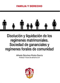 Books Frontpage Disolución y liquidación de los regímenes matrimoniales