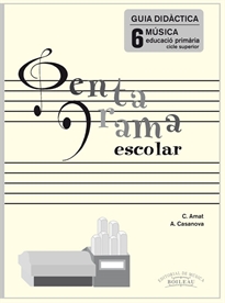 Books Frontpage Pentagrama Escolar 6 - Guia Didàctica