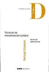 Books Frontpage Técnicas de interpretación jurídica