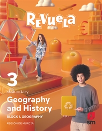 Books Frontpage Geography and History. 3 Secondary. Revuela. Región de Murcia