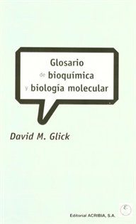 Books Frontpage Glosario de bioquímica y biología molecular