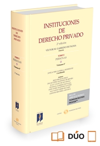 Books Frontpage Instituciones de Derecho Privado. Tomo I Personas. Volumen 4º (Papel + e-book)