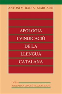 Books Frontpage Apologia i vindicació de la llengua catalana