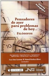 Books Frontpage Pensadores de ayer para problemas de hoy: Filósofos