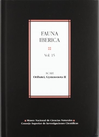Books Frontpage Fauna ibérica. Vol. 15. Acari: Oribatei, Gymnonota II