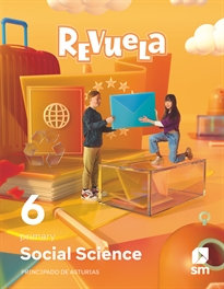 Books Frontpage Social Science. 6 Primary. Revuela. Principado de Asturias