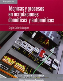 Books Frontpage Técnicas y procesos en instalaciones domóticas y automáticas