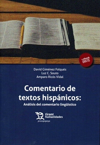 Books Frontpage Comentario de Textos Hispánicos: Análisis del Comentario Lingüístico