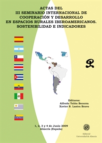 Books Frontpage Actas del III Seminario Internacional de Cooperación y  Desarrollo en Espacios Rurales Iberoamericanos.