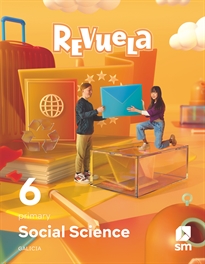 Books Frontpage Social Science. 6 Primary. Revuela. Galicia