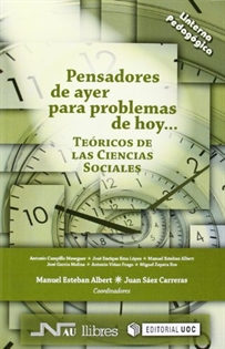 Books Frontpage Pensadores de ayer para problemas de hoy: Teóricos de las ciencias sociales
