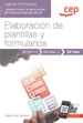 Front pageManual. Elaboración de plantillas y formularios (UF1304). Certificados de profesionalidad. Confección y publicación de páginas Web (IFCD0110)