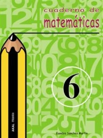 Books Frontpage Cuaderno de matemáticas nº  6. Primaria