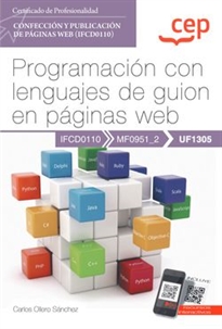 Books Frontpage Manual. Programación con lenguajes de guion en páginas web (UF1305). Certificados de profesionalidad. Confección y publicación de páginas Web (IFCD0110)