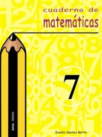 Books Frontpage Cuaderno de matemáticas nº  7. Primaria