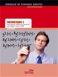 Books Frontpage Matemàtiques 2 per preparar l'obtenció del títol de GES i l'accés a CFGM