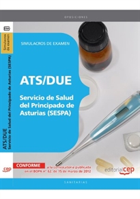 Books Frontpage ATS/DUE del Servicio de Salud del Principado de Asturias (SESPA). Simulacros de examen