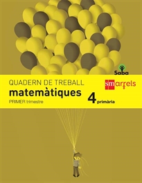Books Frontpage Quadern de matemàtiques. 4 Primària, 1 Trimestre. Saba
