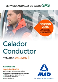 Books Frontpage Celador conductor del Servicio Andaluz de Salud. Temario específico volumen 1