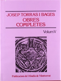 Books Frontpage Obres completes de Josep Torras i Bages, Volum V