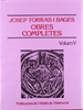 Front pageObres completes de Josep Torras i Bages, Volum V