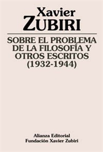 Books Frontpage Sobre el problema de la filosofía y otros escritos (1932-1944)