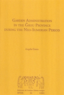 Books Frontpage Garden administration in the Girsu province during the Neo-Sumerian period