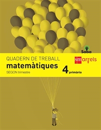 Books Frontpage Quadern de matemàtiques. 4 Primària, 2 Trimestre. Saba