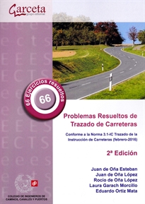 Books Frontpage Problemas Resueltos de Trazado de Carreteras 2ª Edición