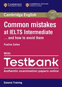 Books Frontpage Common Mistakes at IELTS Intermediate Paperback with IELTS General Training Testbank
